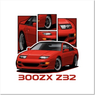 Nissan 300ZX Z32 Posters and Art